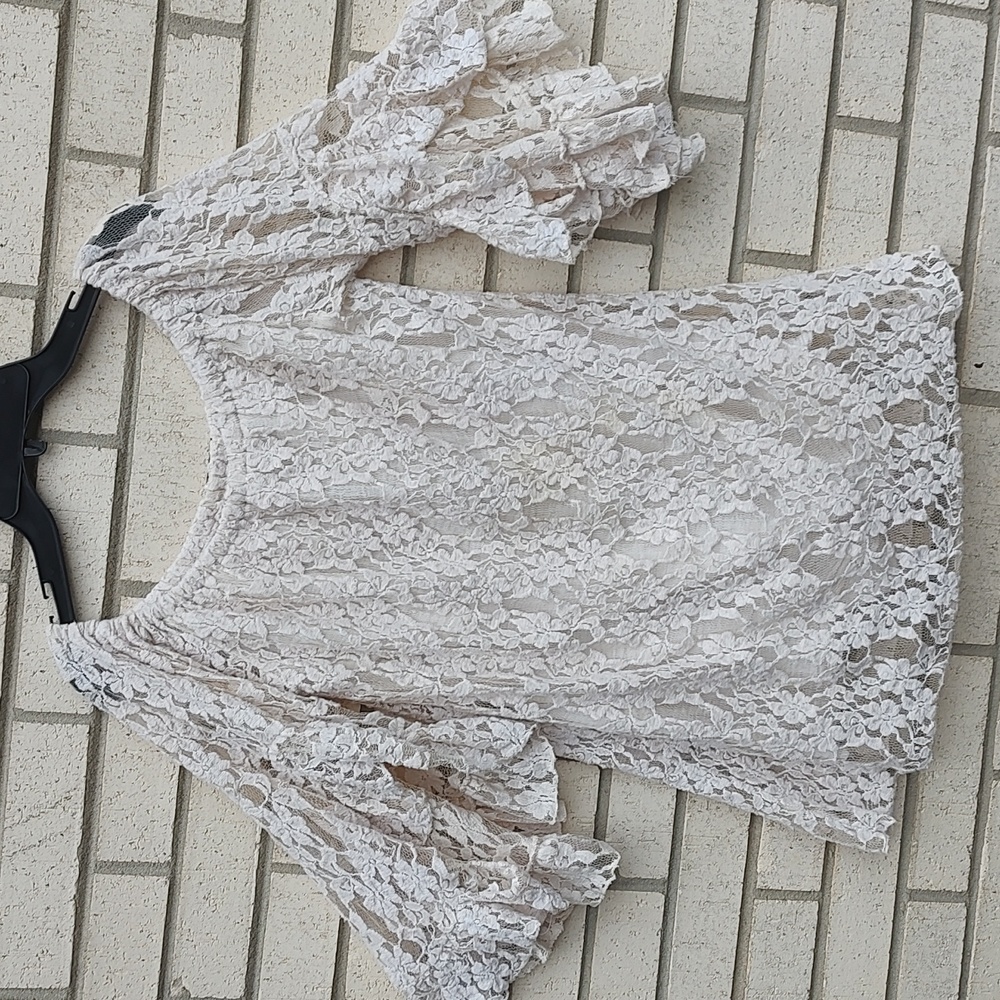 White Lace Top